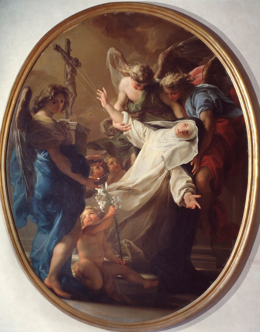 Ekstase der Heiligen Katharina von Siena von Pompeo Girolamo Batoni