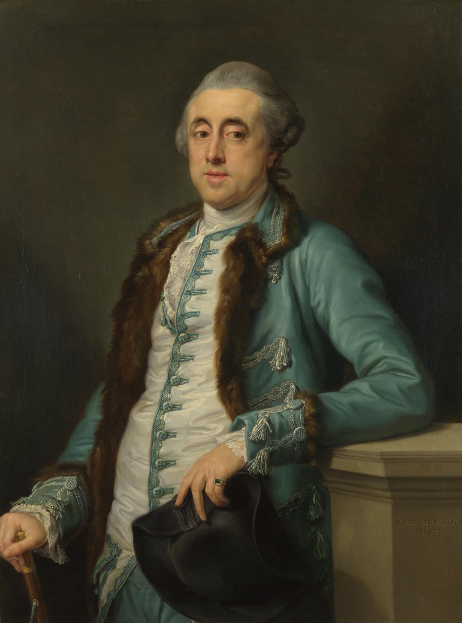 Porträt von John Scott von Banks Fee von Pompeo Girolamo Batoni