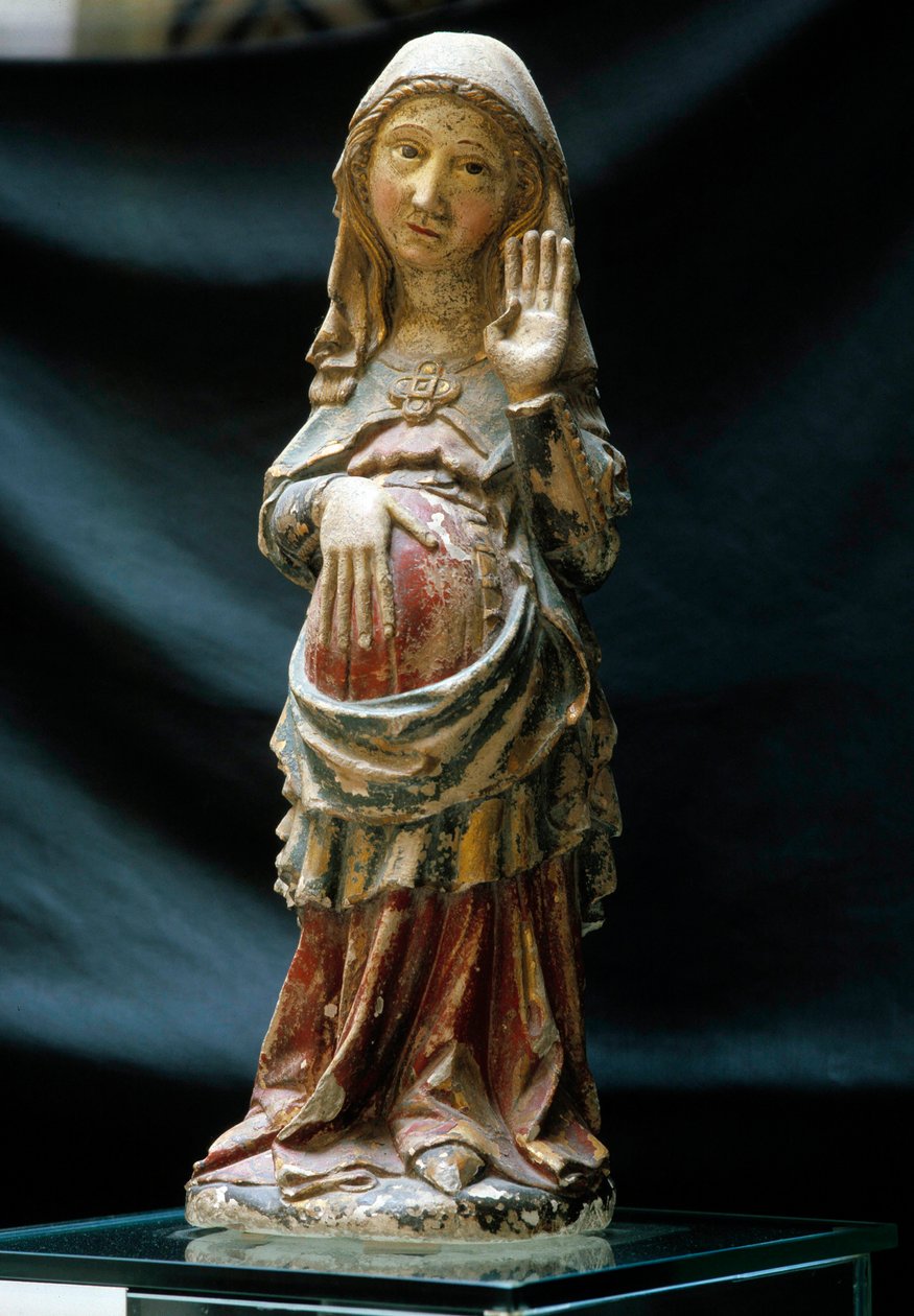 Darstellung der schwangeren Jungfrau Maria von Portuguese School