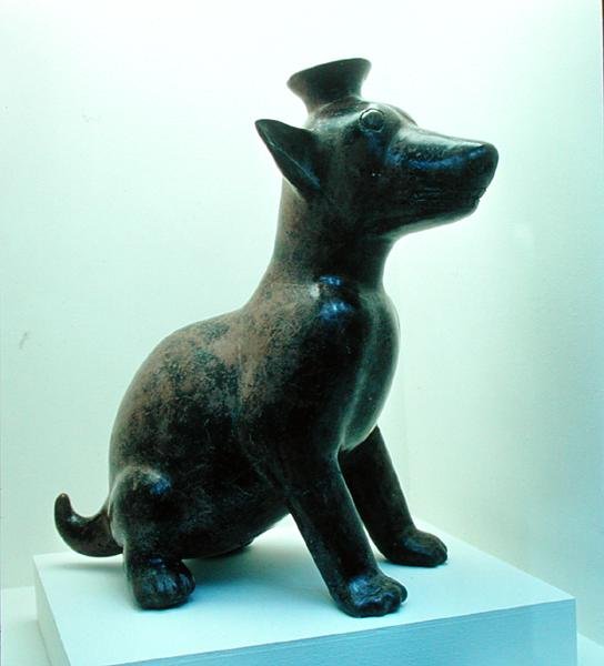 Statue eines Kojoten, aus der Tolteken-Kultur, 800-1100 von Pre Columbian Pre Columbian