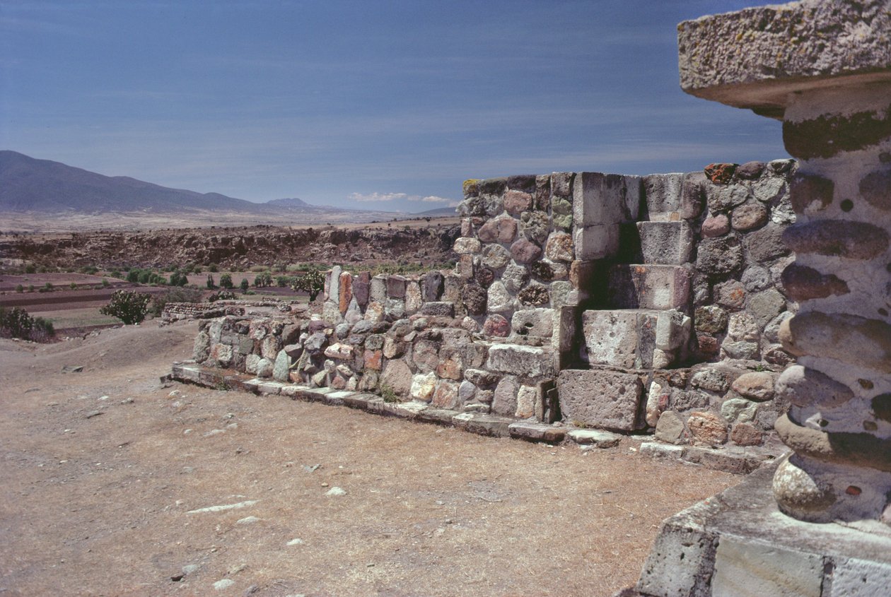 Eine Treppe in einer Wand, Spätklassische Periode von Pre Columbian