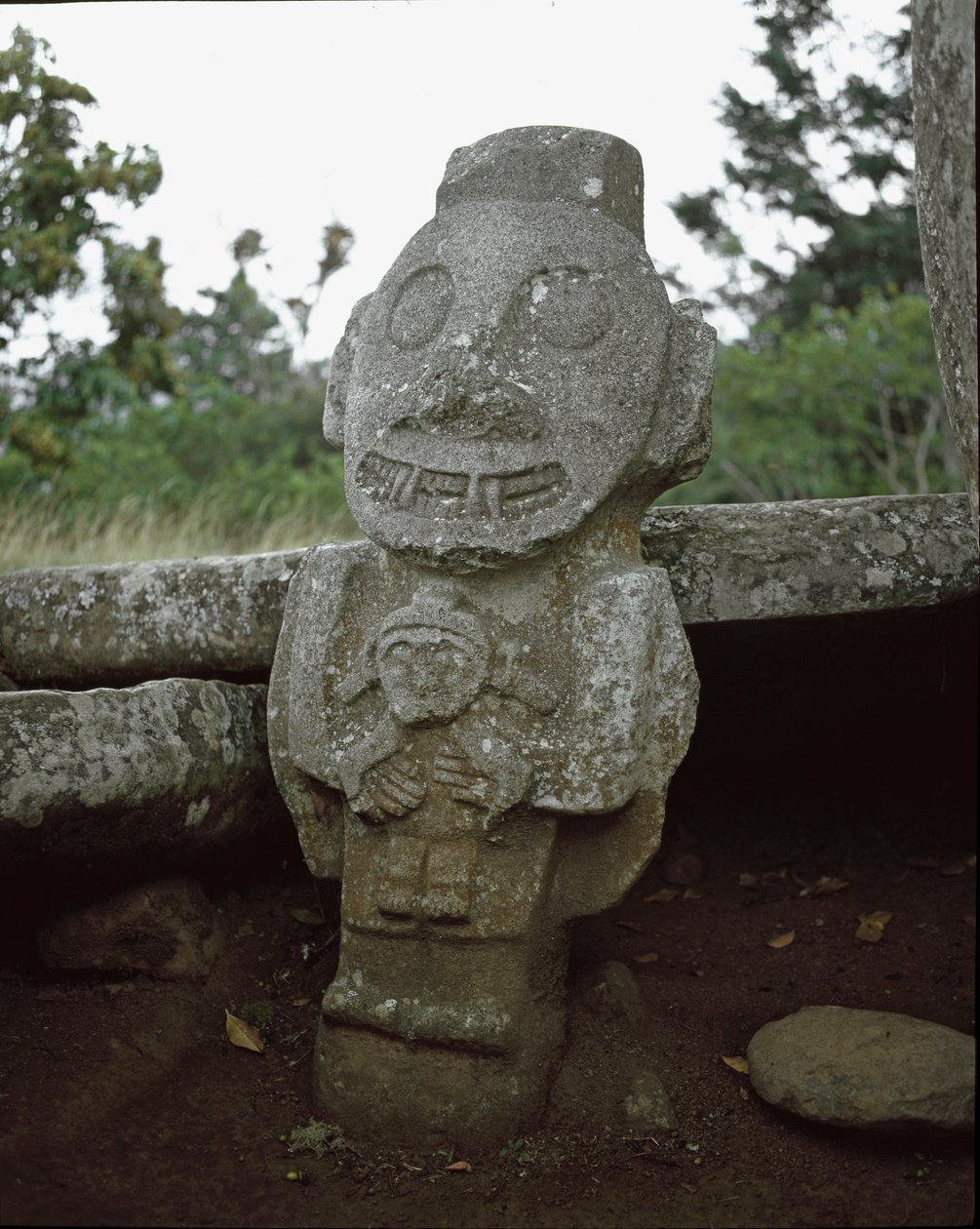Megalithische Skulptur der Fruchtbarkeitsgöttin von Pre Columbian Pre Columbian
