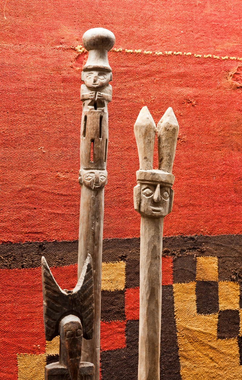 Satz von Zeptern / Peru, Chancay-Kultur von Precolombian Precolombian