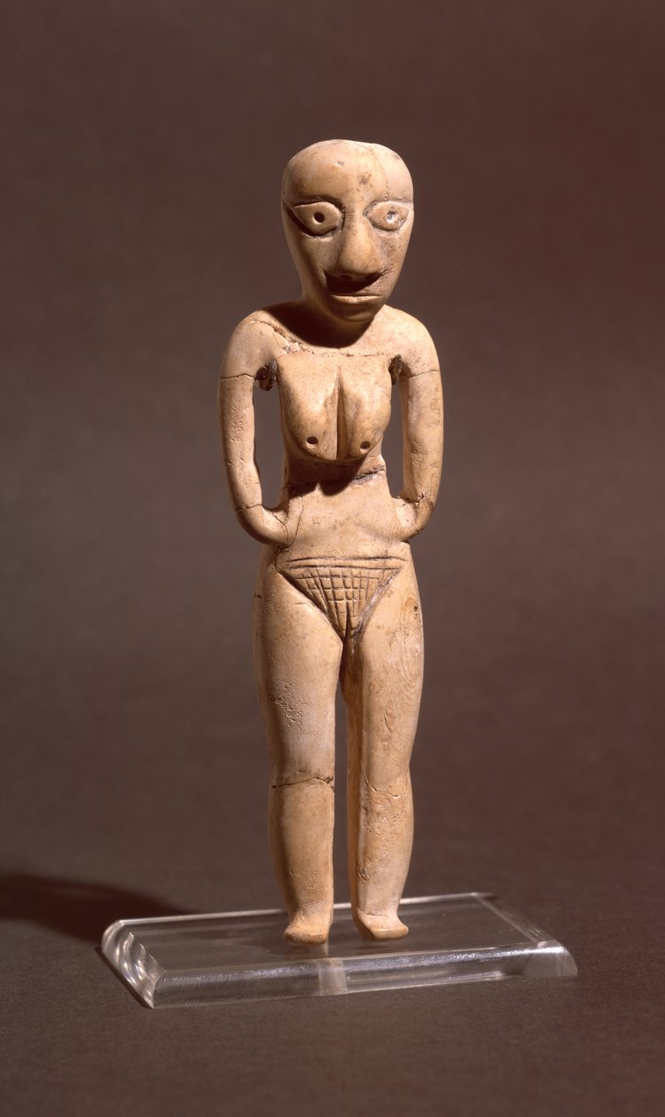 Figur einer nackten Frau, aus der Badari- oder frühen Jungsteinzeit, ca. 4000 v. Chr. von Predynastic Period Egyptian