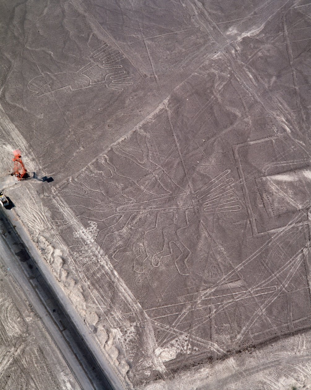Luftaufnahme der Nazca-Linien von Prehistoric Prehistoric