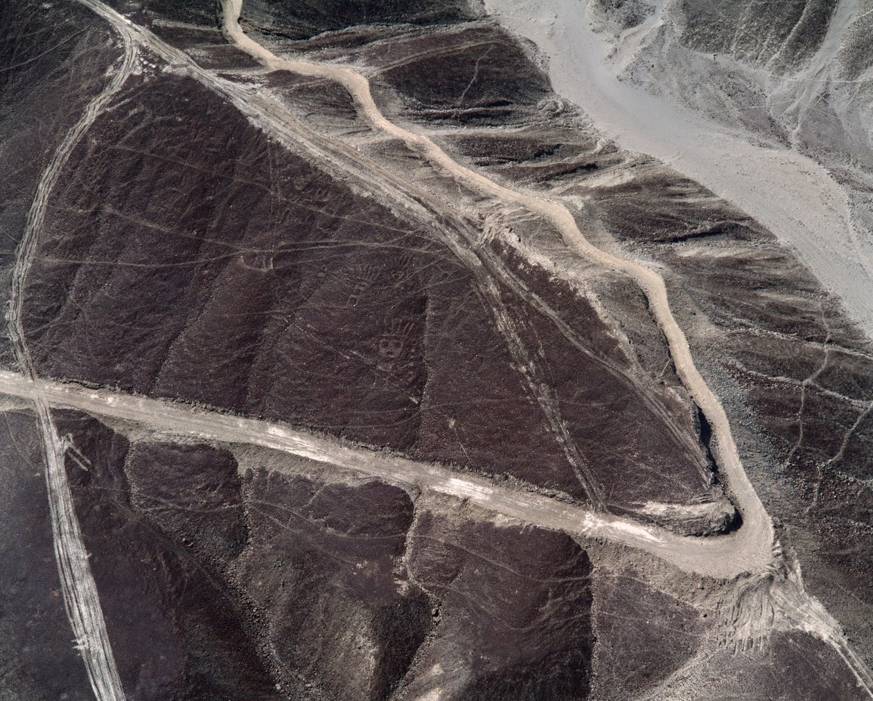 Luftaufnahme der Nazca-Linien von Prehistoric Prehistoric