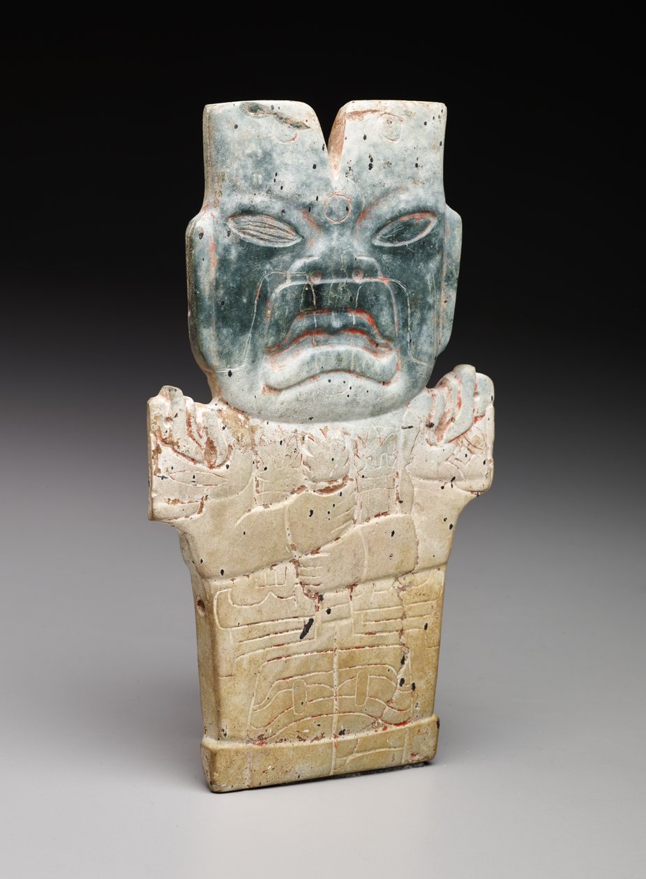 Anthropomorphe Plakette, möglicherweise der Feuerschlange, vorklassische Periode, 800-400 v. Chr. von Prehistoric Prehistoric