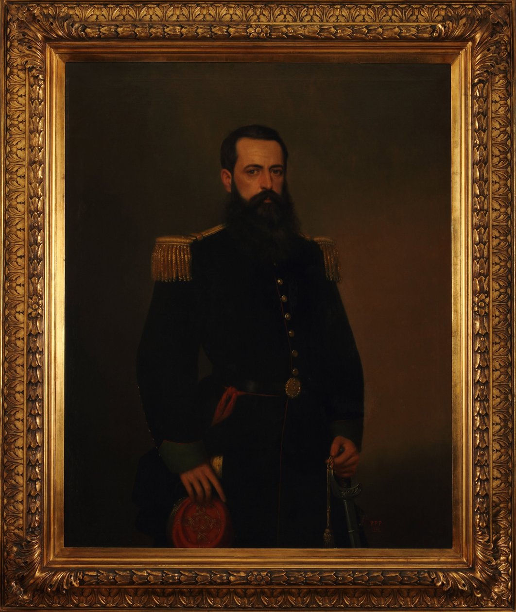 Oberst Alvaro Barros von Prilidiano Pueyrredon: Kunstdruck