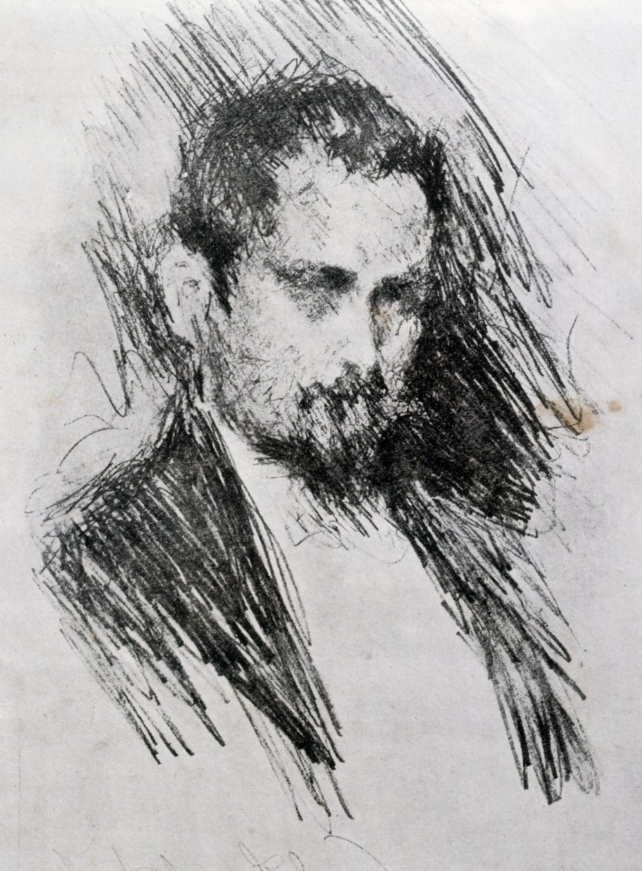 Porträt von Luigi Illica von Prince Paul Petrovic Troubetzkoy