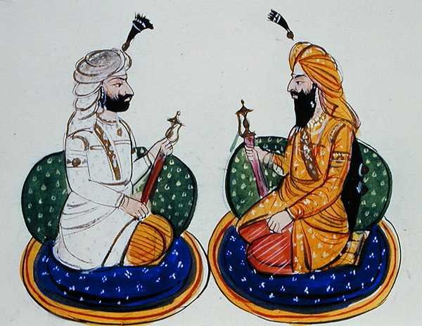 Sardar Sher Singh Atariwala und Maharaja Sher Singh Atariwala, ca. 1890 von Punjabi School