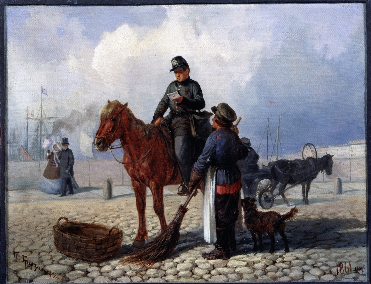 Der Postbote von Pyotr Nikolayevich Grusinsky