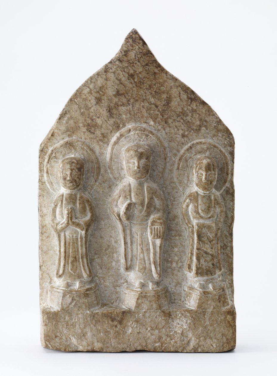 Fälschung einer kleinen buddhistischen Tafel von Qing Dynasty Chinese School