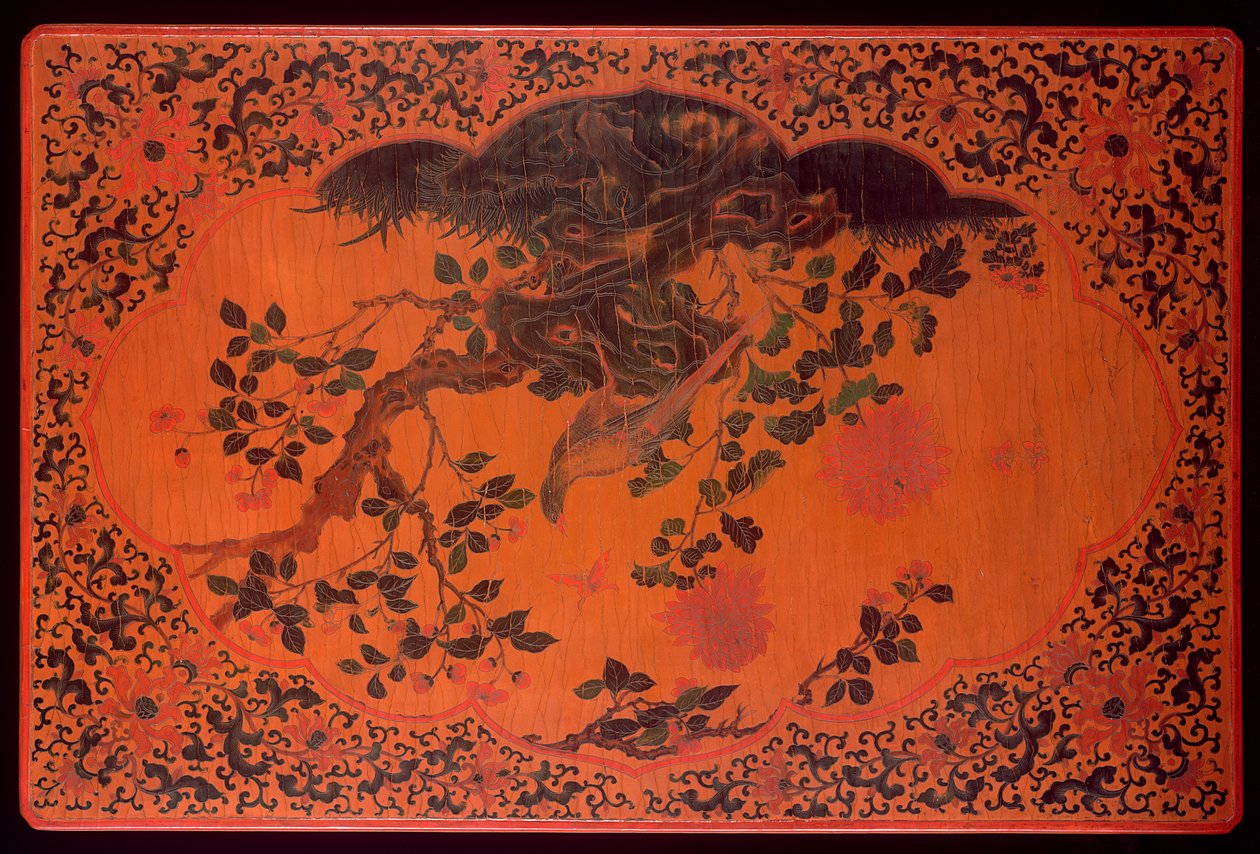 Tischplatte, Kangxi-Periode (1662-1722) von Qing Dynasty Chinese School