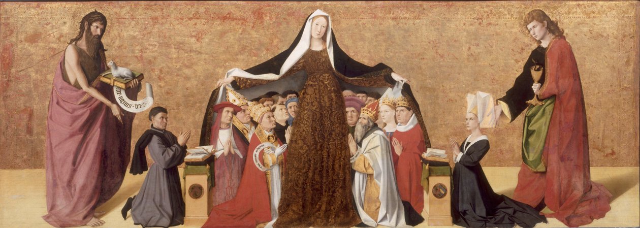 Die Jungfrau der Barmherzigkeit der Familie Cadard, 1453 von Quarton