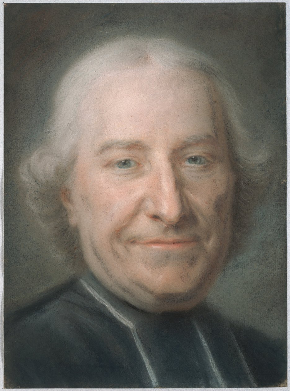 Porträt von Claude Charles Deschamps von Quentin de la Latour