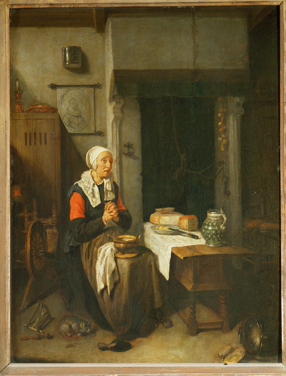 Tischgebet von Quiringh Gerritsz. van Brekelenkam