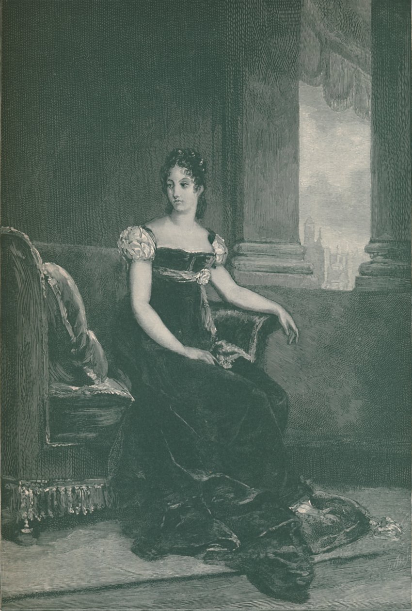 Eugénie Bernardine-Désirée Clary - Mme. Bernadotte, Königin von Schweden, 1811, 1896 von R. G. Tietze