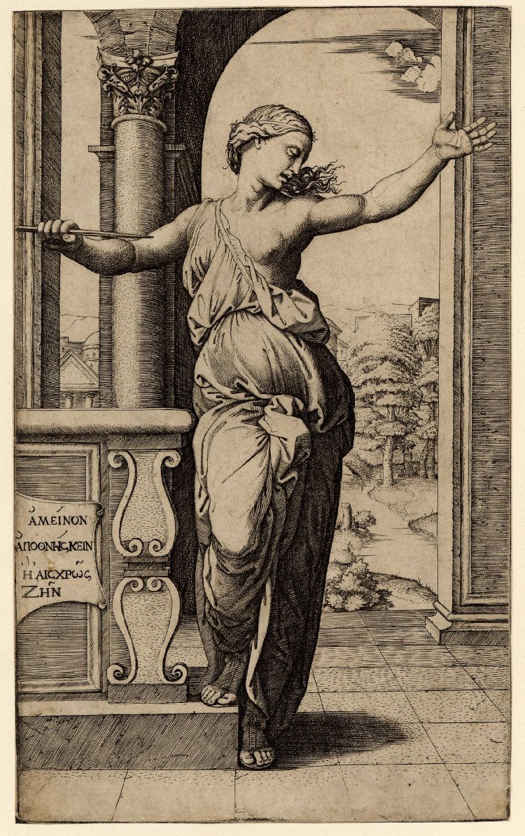 Lucretias Selbstmord von Raffaello Sanzio Raphael