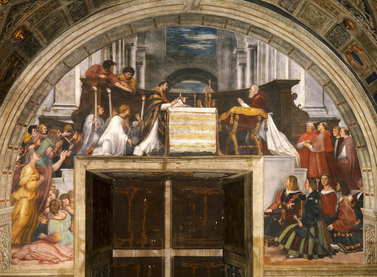 Messe von Bolsena von Raffaello Sanzio Raphael