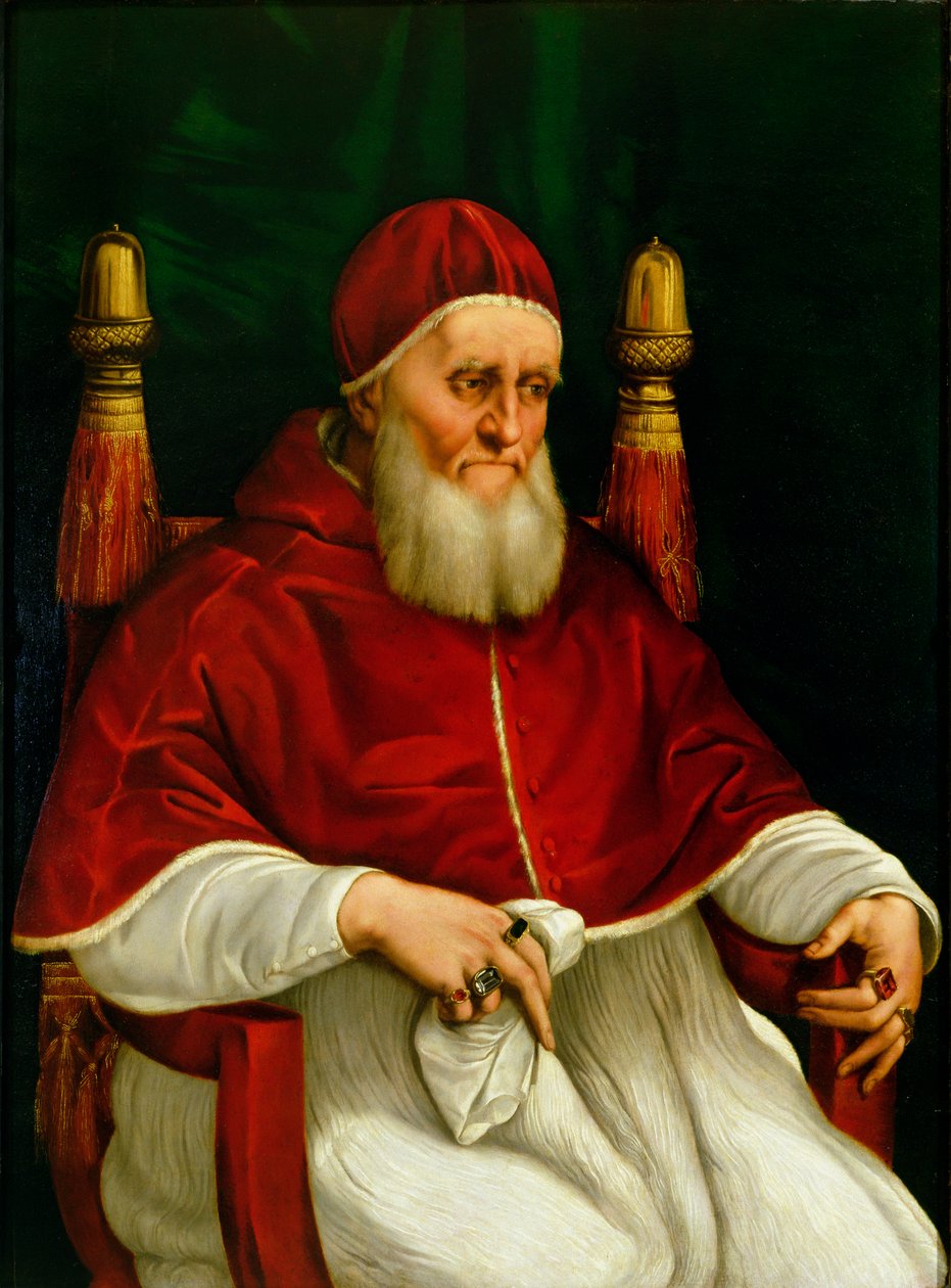 Porträt von Papst Julius II. (1443-1513) ca. 1512 von Raffaello Sanzio Raphael