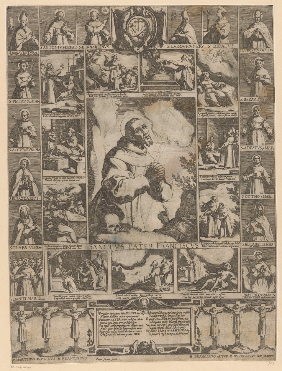 Leben des heiligen Franziskus von Assisi von Raffaello Schiaminossi (possibly)