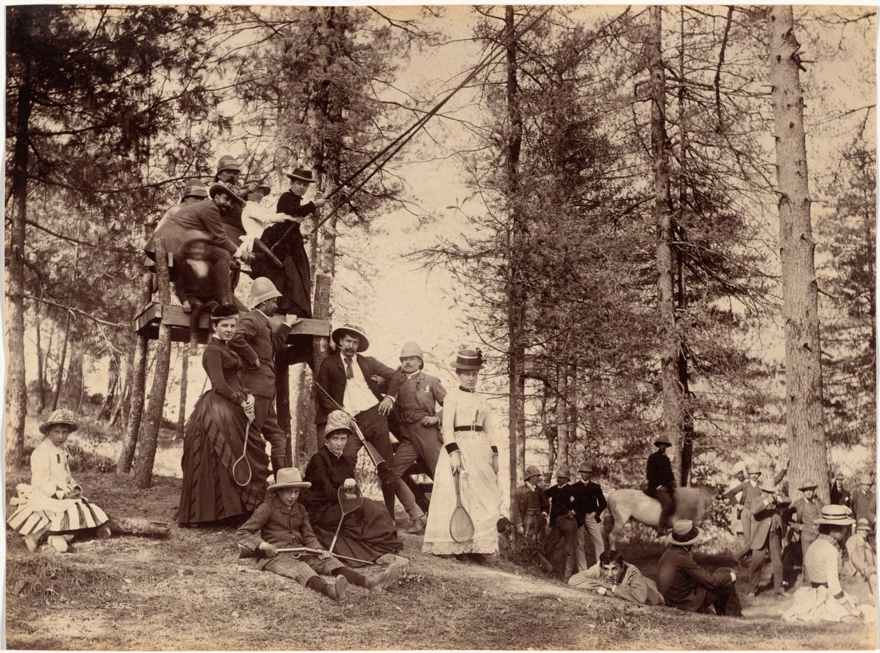 Picknickgesellschaft, Mashobra von Raja Deen Dayal