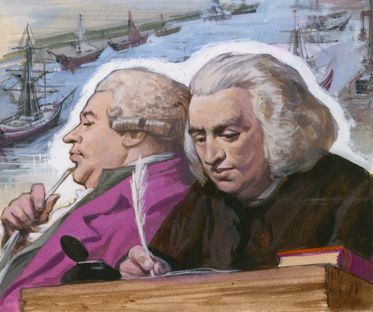 Dr. Johnson und Boswell auf ihrer Reise zu den westlichen Inseln von Ralph Bruce