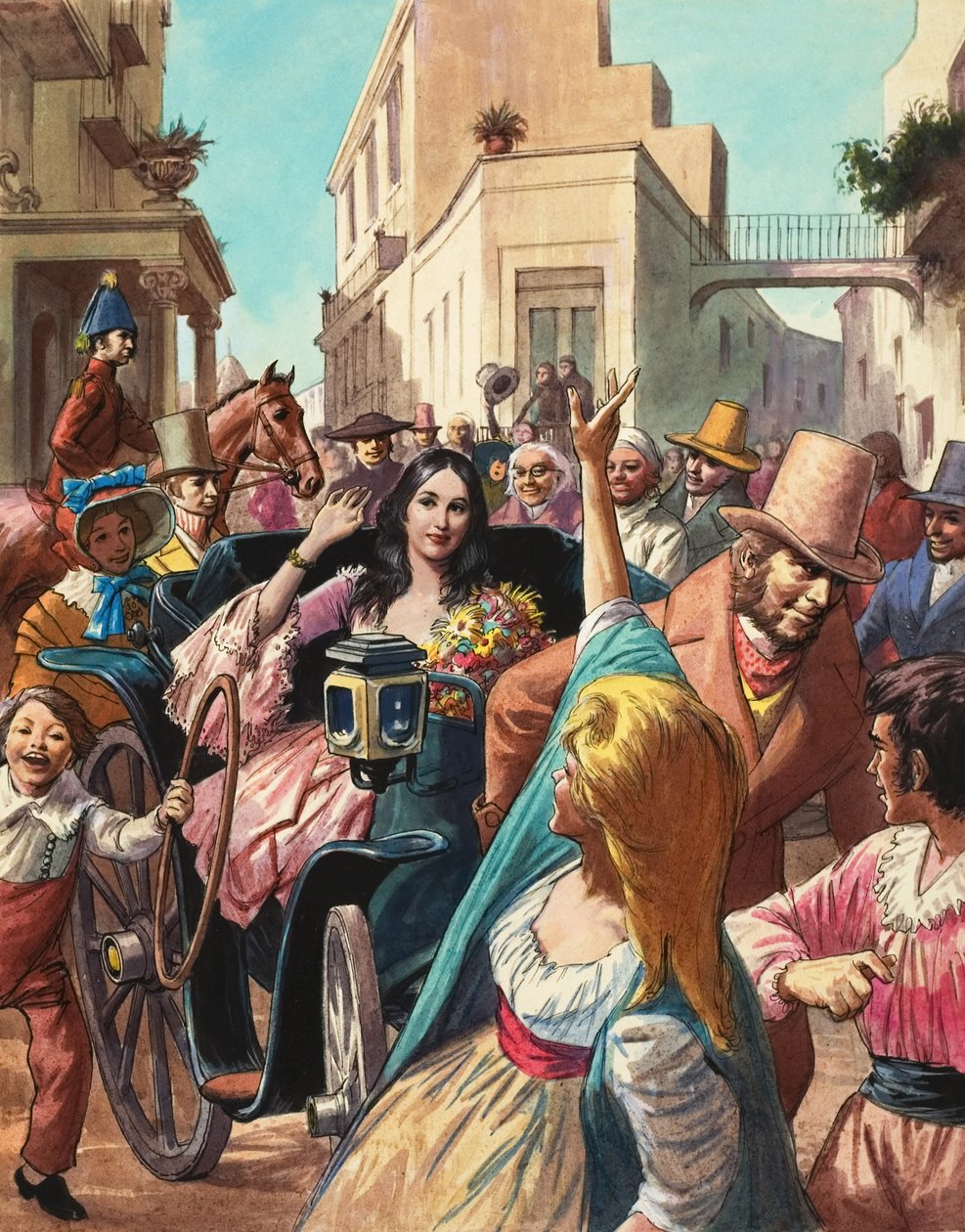 Maria Malibran (1808-36) besucht Lucca in Italien von Ralph Bruce