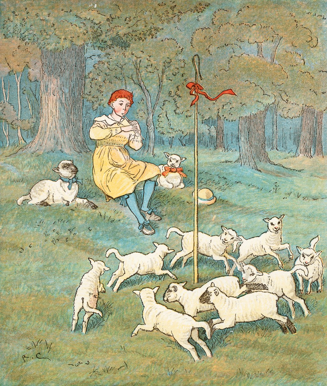 Der Bauernjunge von Randolph Caldecott