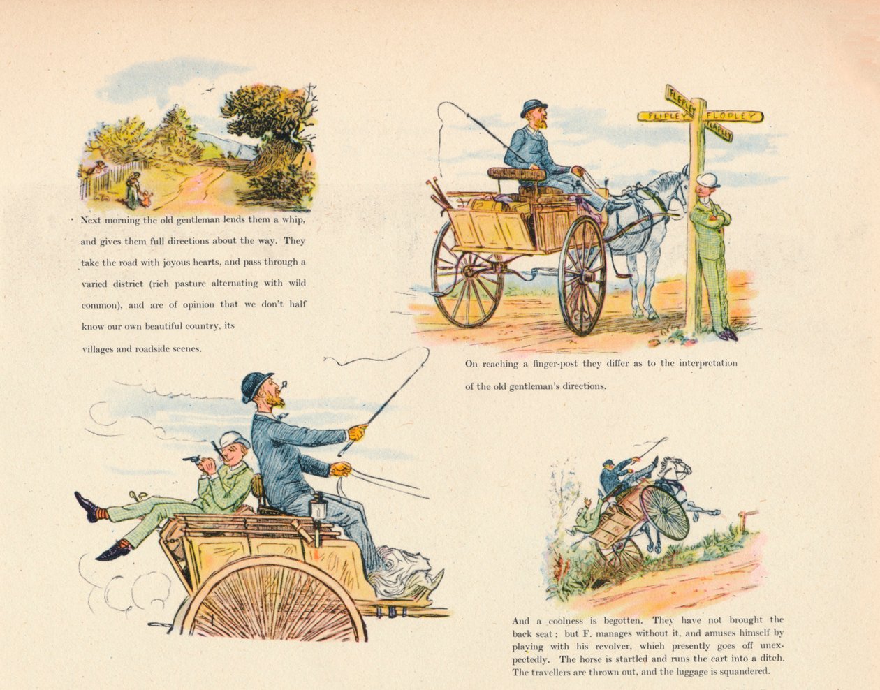 Die seltsamen Abenteuer eines Hundewagens von Randolph Caldecott