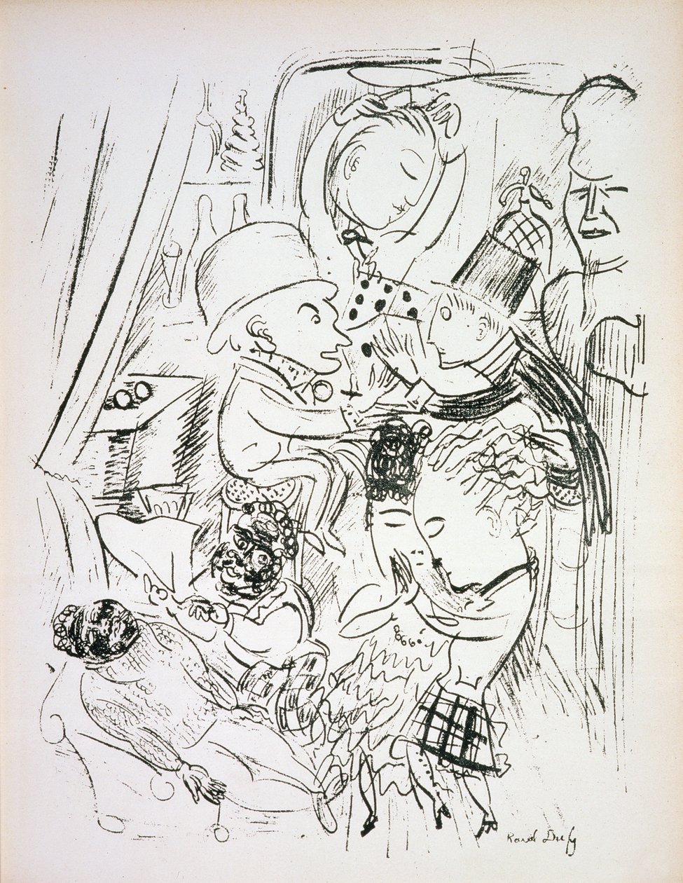 Le Boeuf sur le Toit oder The Nothing Doing Bar, Darius Milhaud Instrumentalmusik von Raoul Dufy