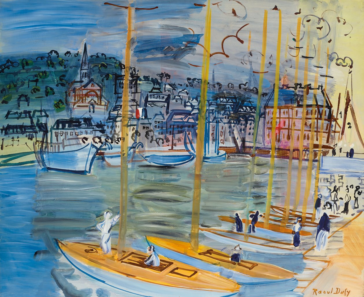 Das Becken von Deauville von Raoul Dufy
