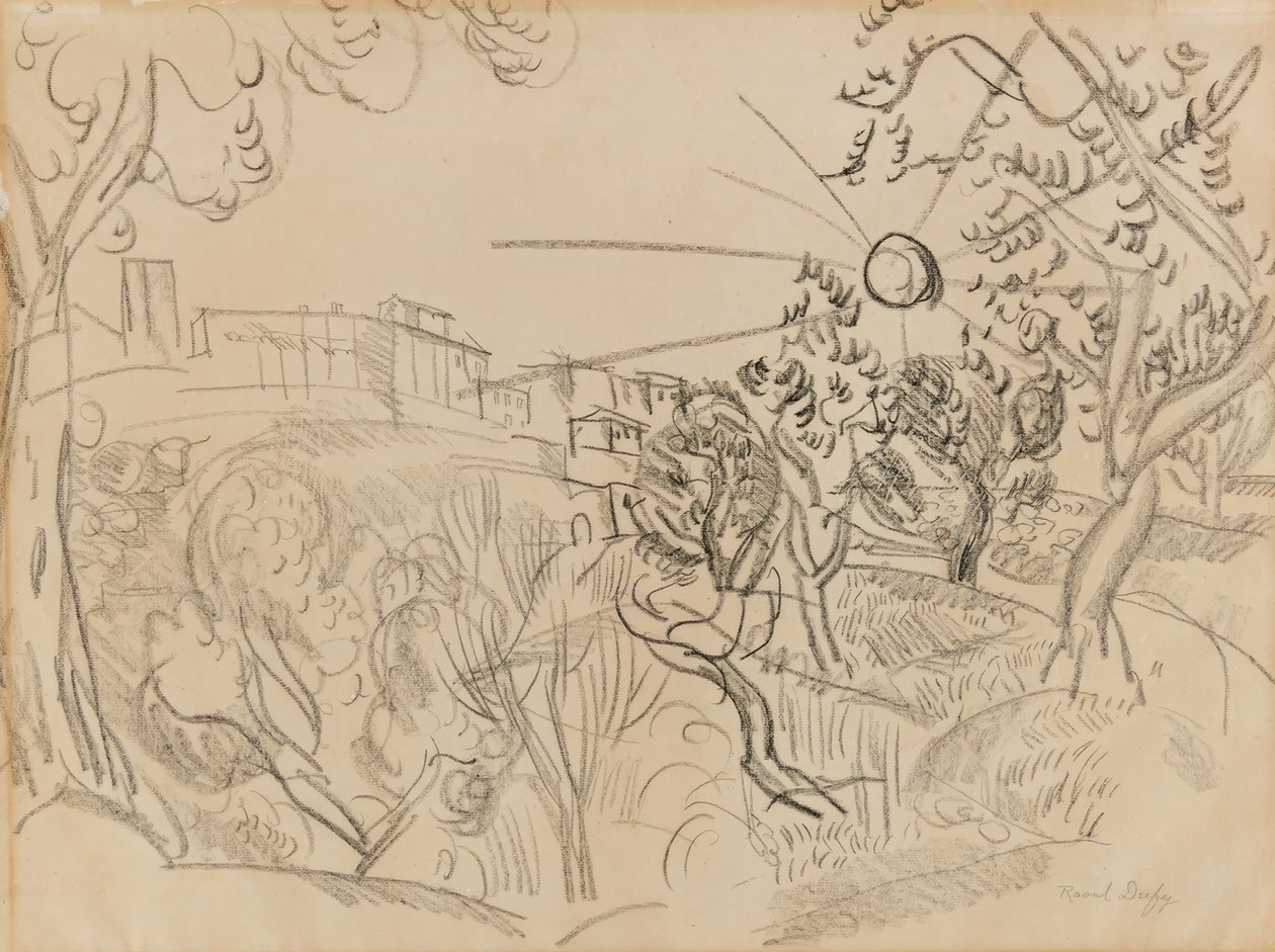 Olivenbäume in der Provence von Raoul Dufy