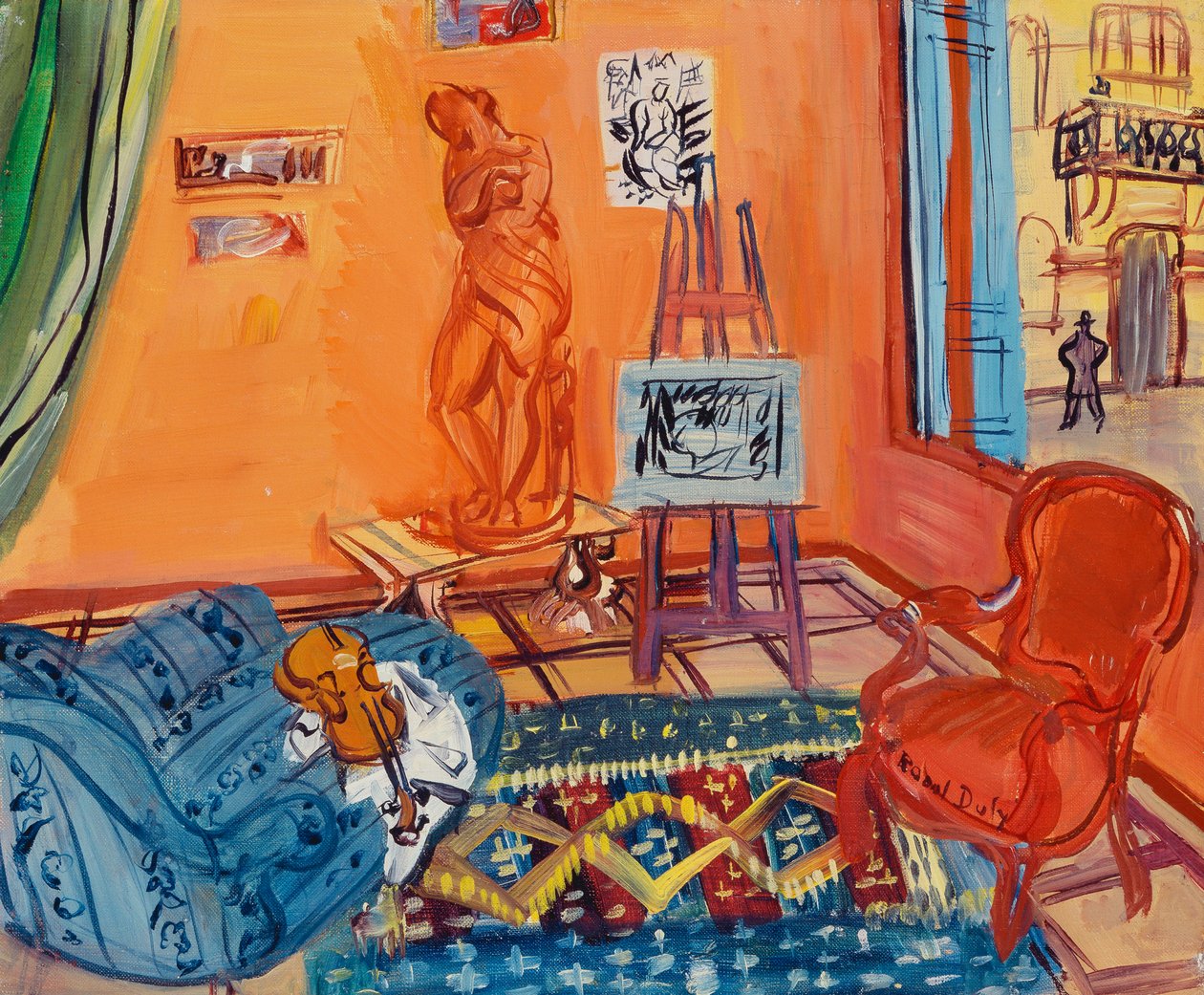 Studio, Perpignan von Raoul Dufy