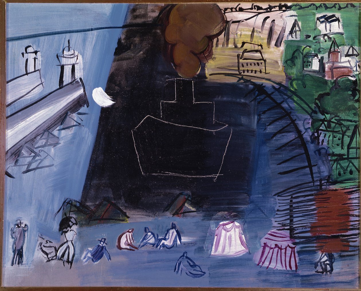 Die schwarze Fracht von Raoul Dufy