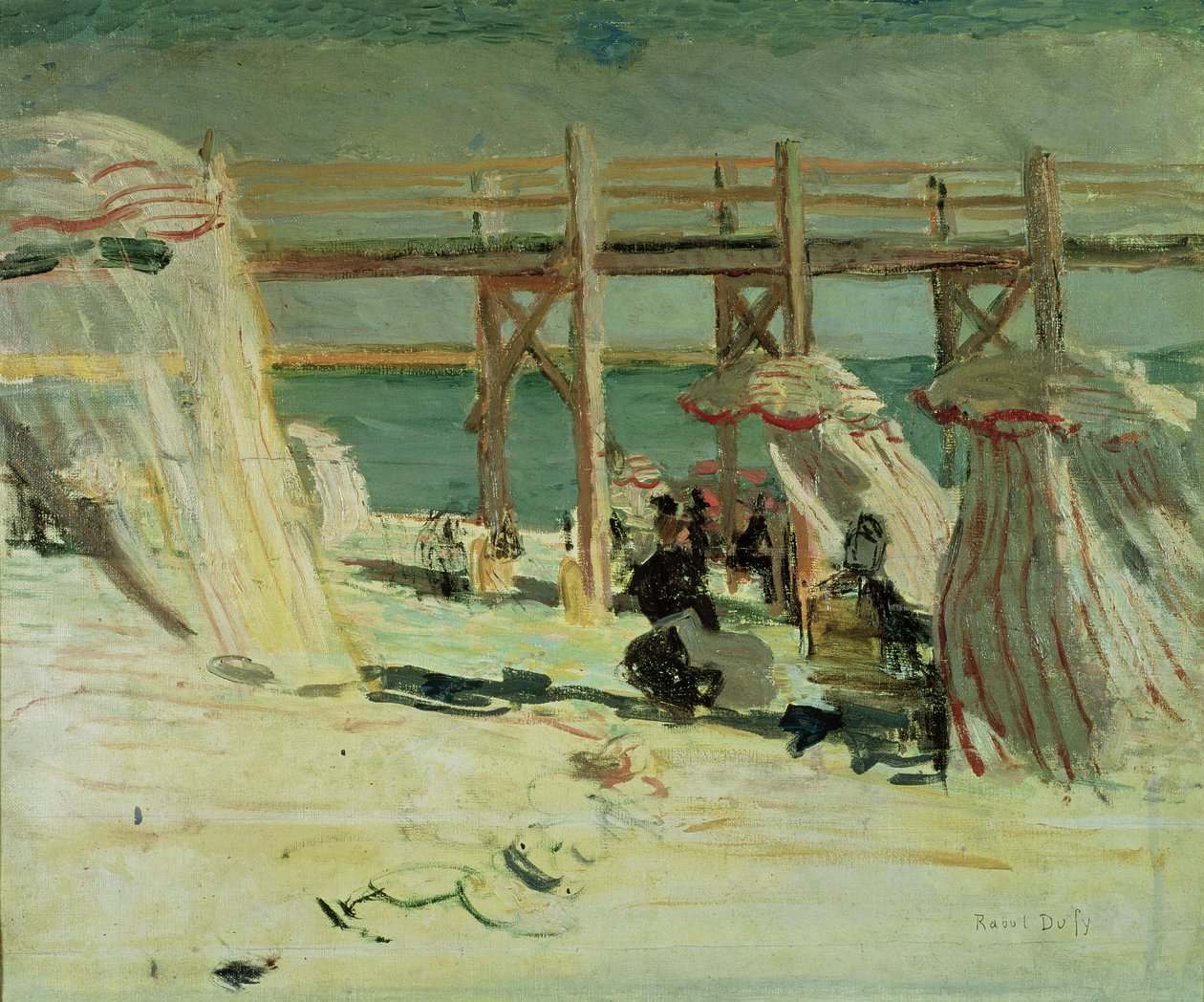 Die Mole bei Sainte-Adresse von Raoul Dufy