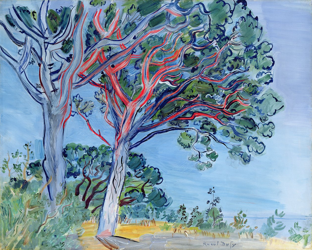 Die rote Kiefer von Raoul Dufy