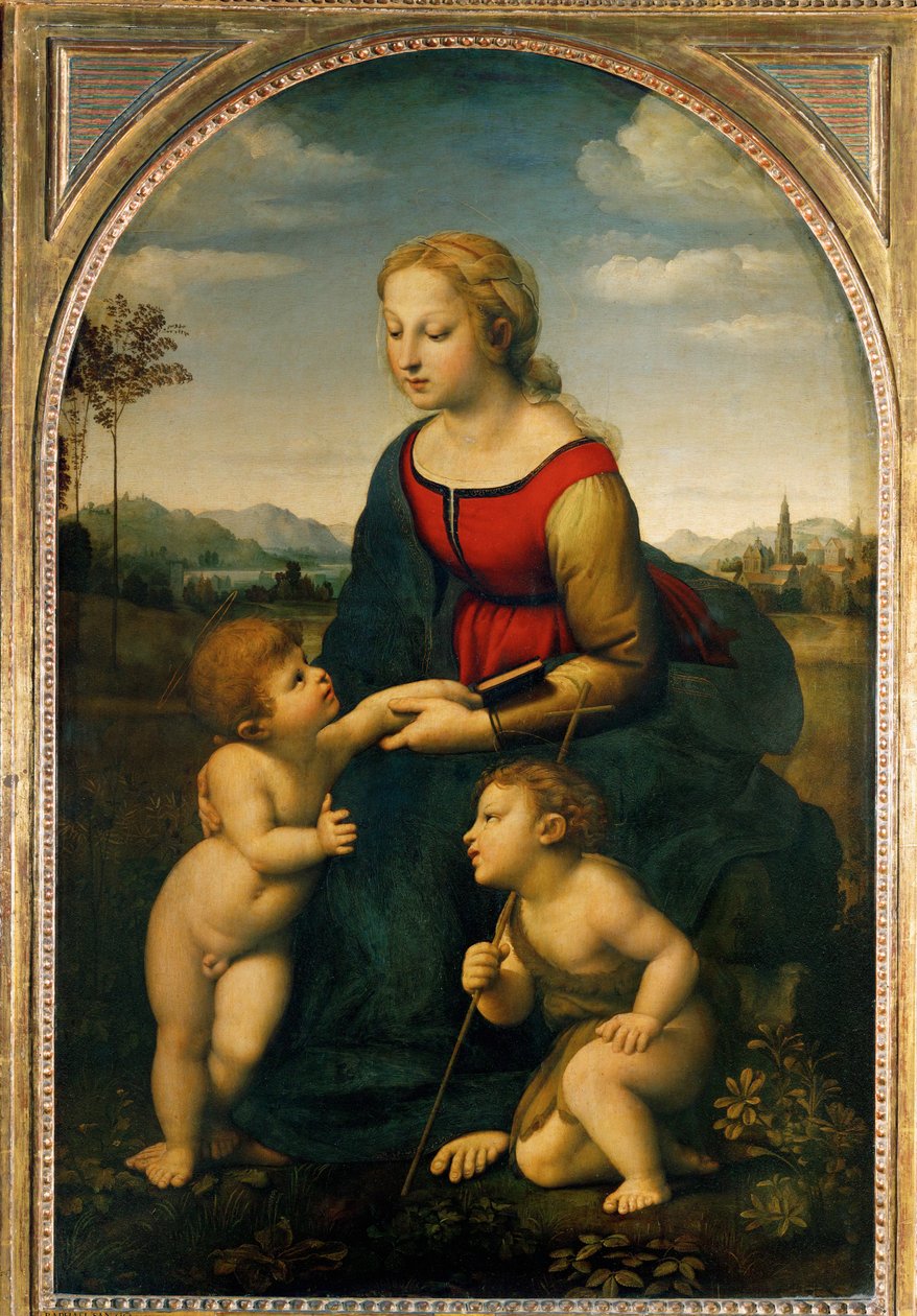 Die Jungfrau und das Kind mit dem kleinen Johannes dem Täufer von Raphael (1483 1520)