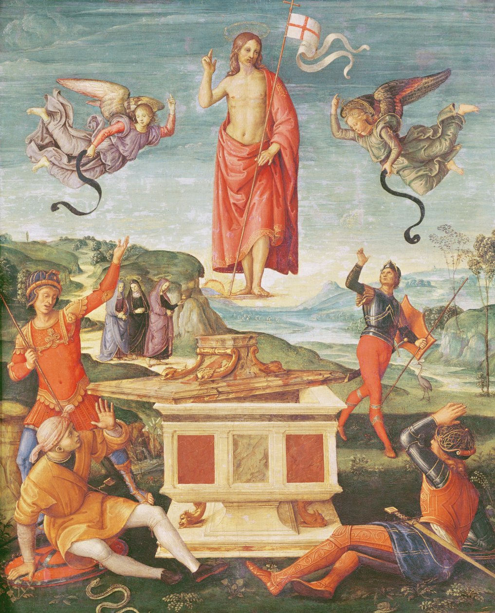 Die Auferstehung Christi, ca. 1502 von Raphael