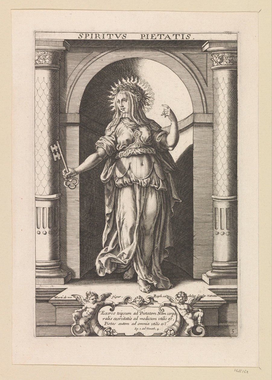 Gabe der Frömmigkeit von Raphaël Sadeler (I)
