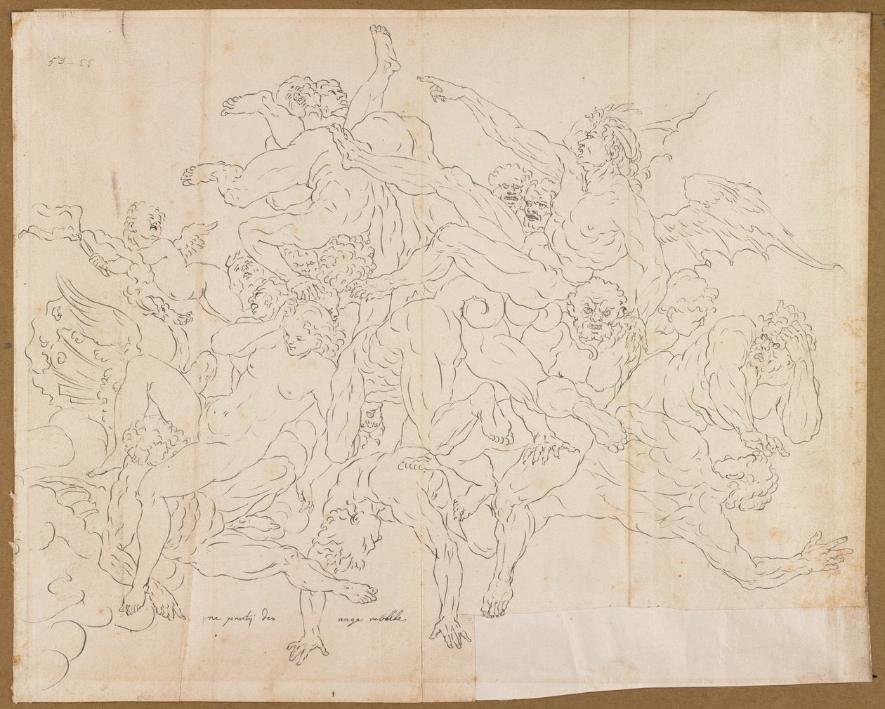 (Detail) Der Sturz der rebellischen Engel von Raymond Lafage