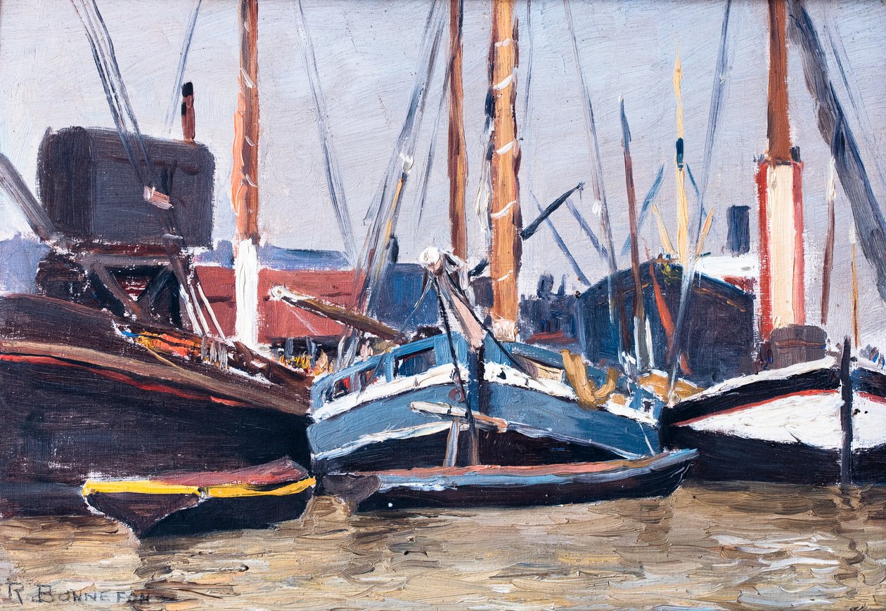 Boote im Hafen von Raymond Bonnefon