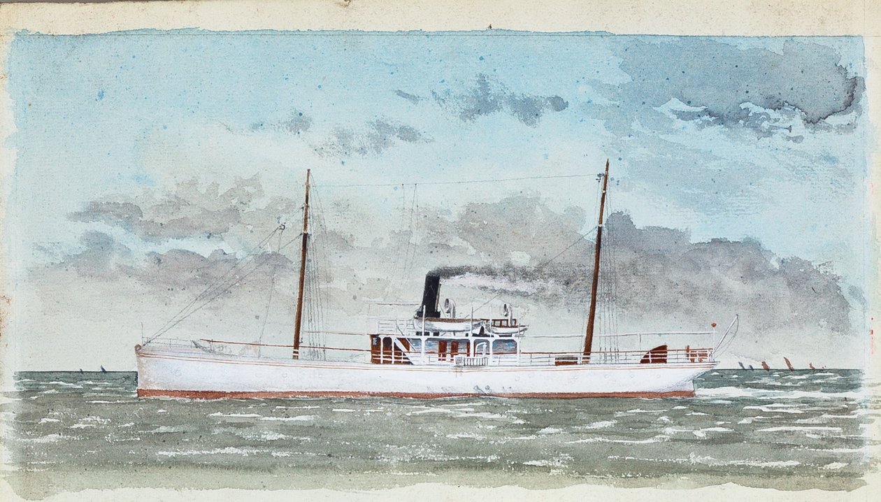 Dampfyacht von Raymond Bonnefon