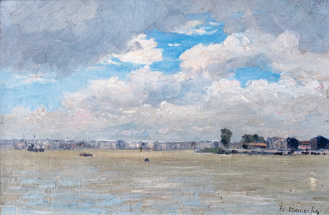 Ansicht des Hafens von Bordeaux von Raymond Bonnefon