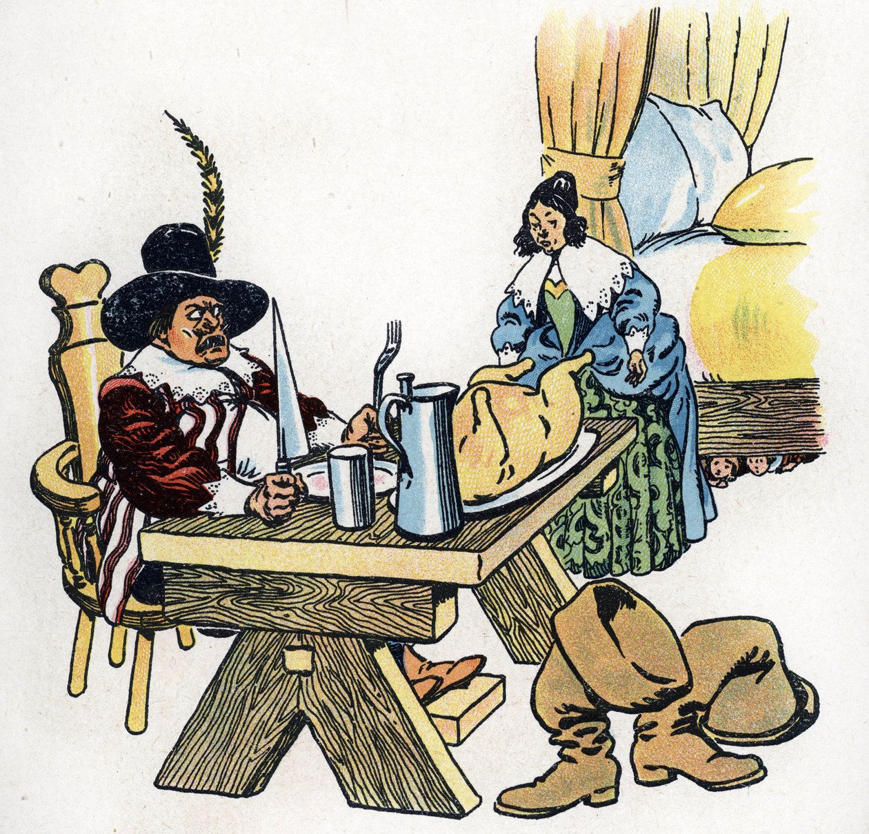 "Le Petit Poucet" Illustration für die Märchen von Charles Perrault, ca. 1920 von Raymond de la Neziere