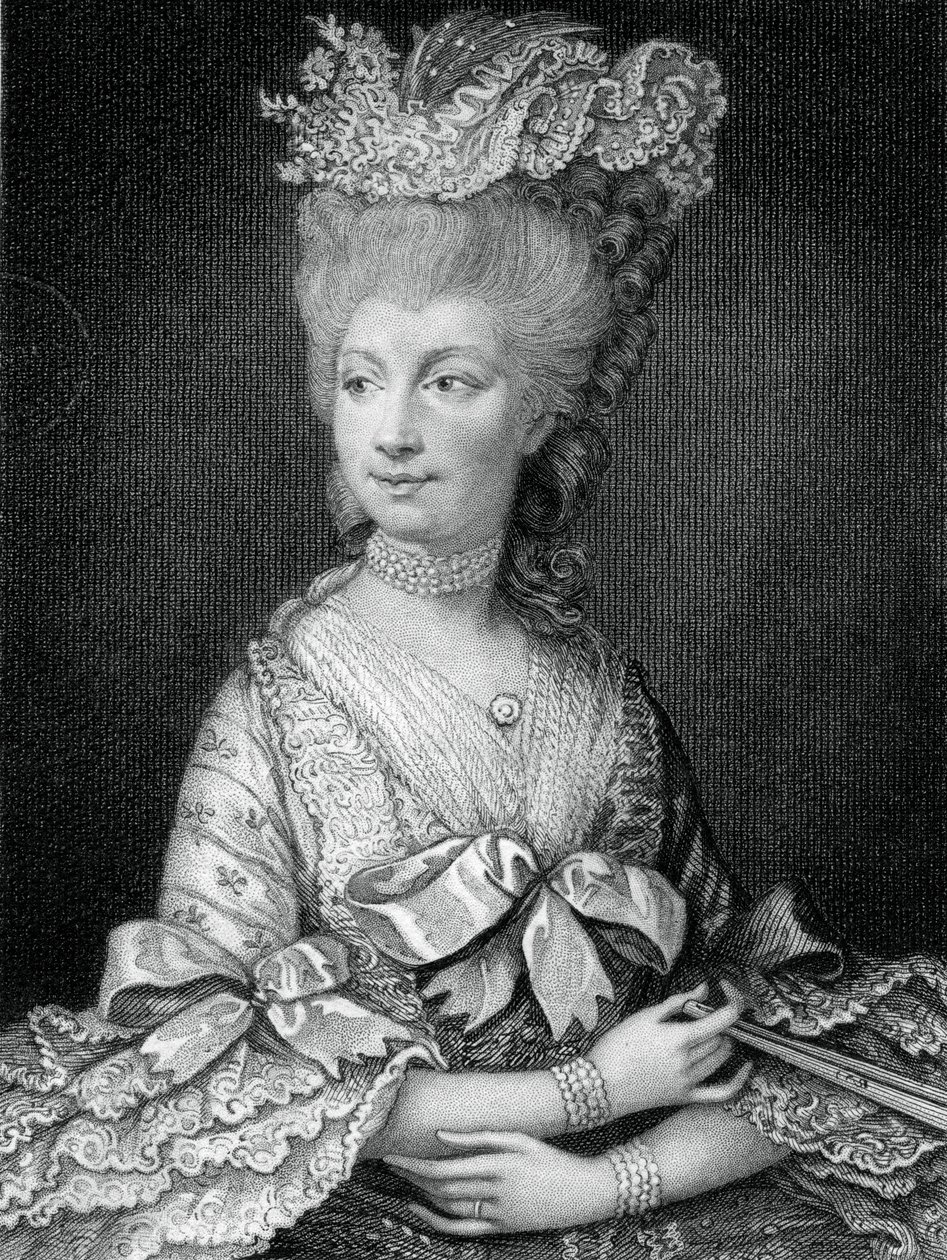 Königin Charlotte, Gemahlin von Georg III., 19. Jahrhundert von Read