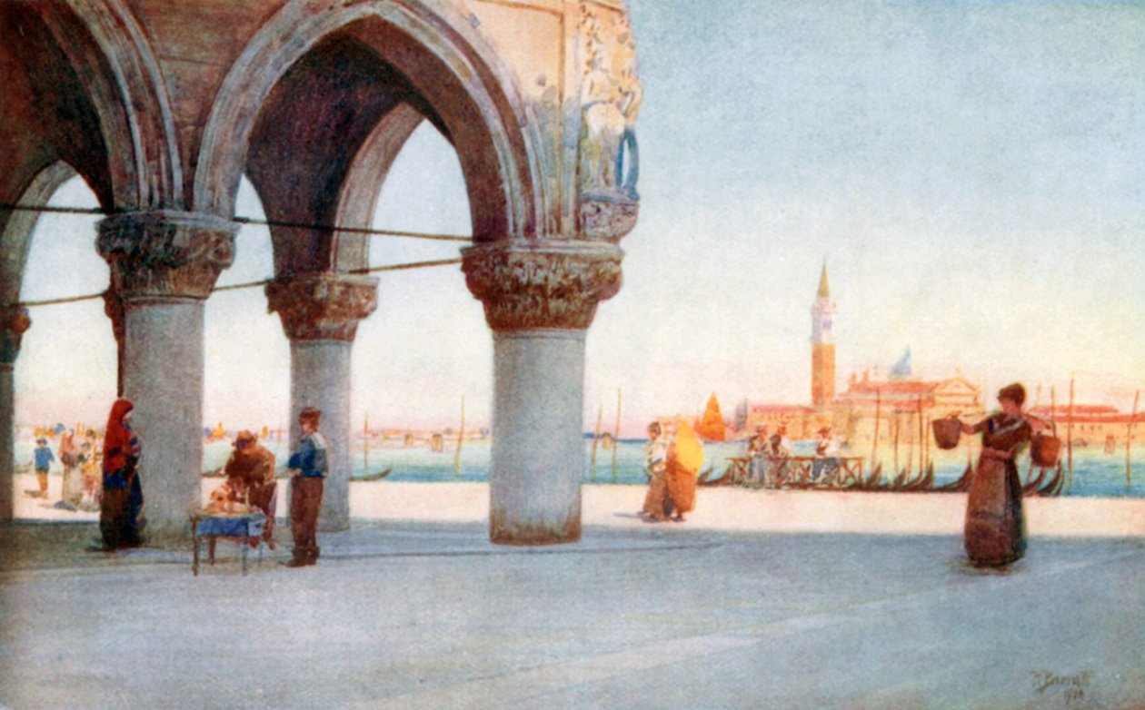 Abend auf der Piazzetta von Reginald Barratt