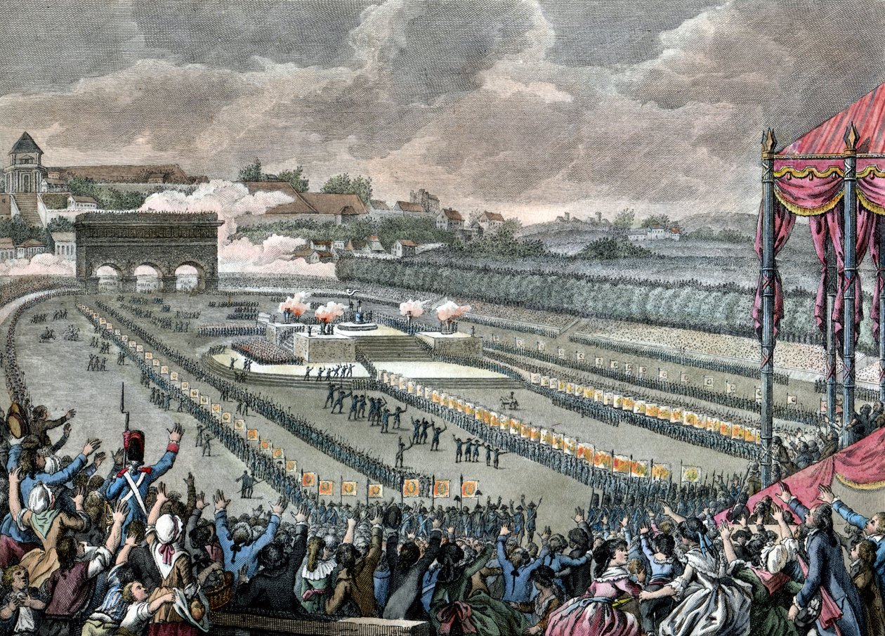 Fête de la Fédération auf dem Champ de Mars von Reiner Vinkeles