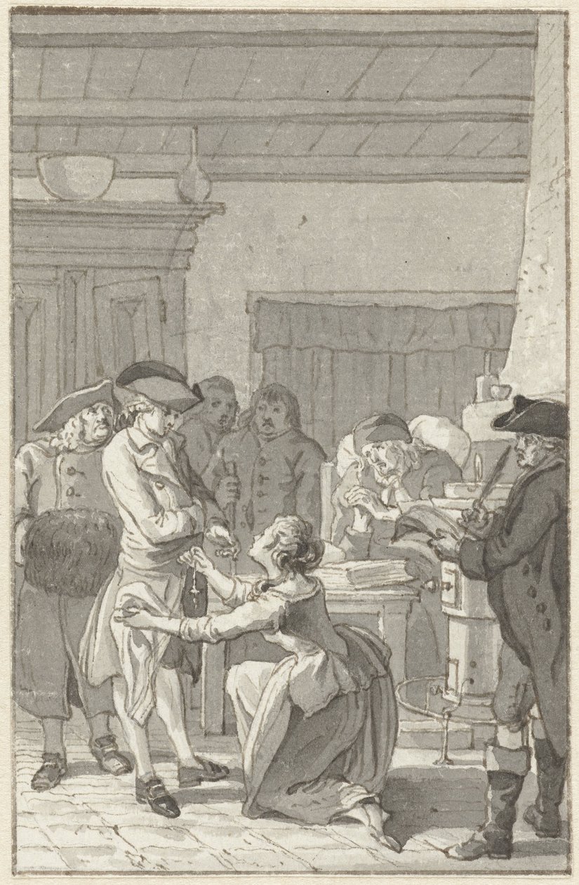 Illustration für den Roman Gustav Lindau von Reinier Vinkeles (I)
