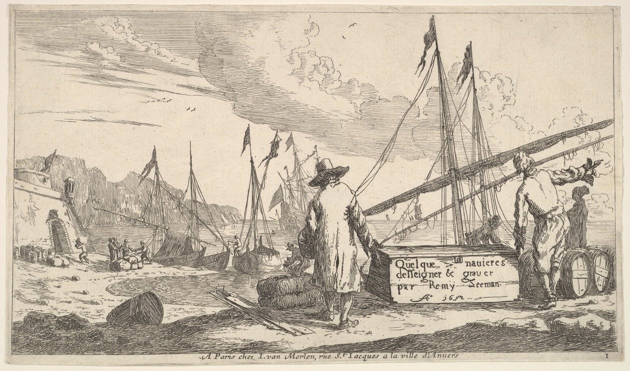 Titelseite, Quelque navieres deisseigner & graver par Remy Zeeman von Reinier Zeeman